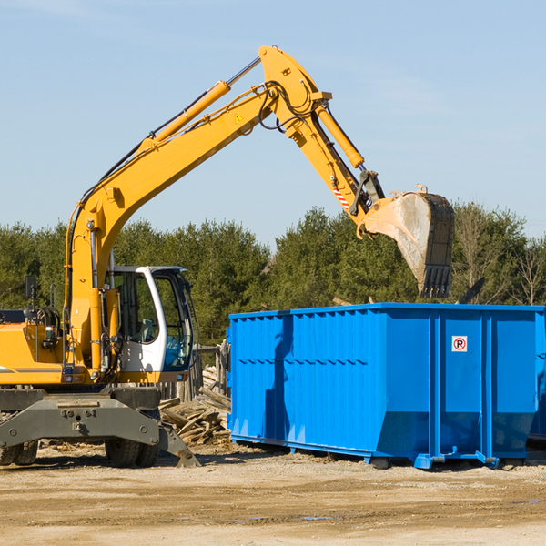 what size residential dumpster rentals are available in Lake View